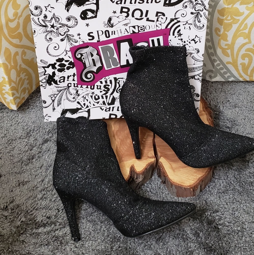 🎄Glam Black Women Boots☃️